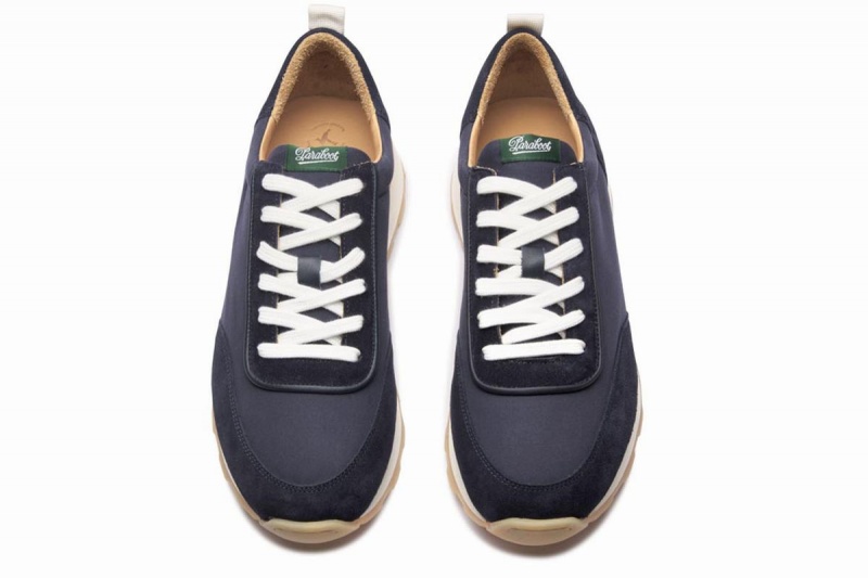 Blue Paraboot Cosmos Men's Sneakers | VHU9785GS