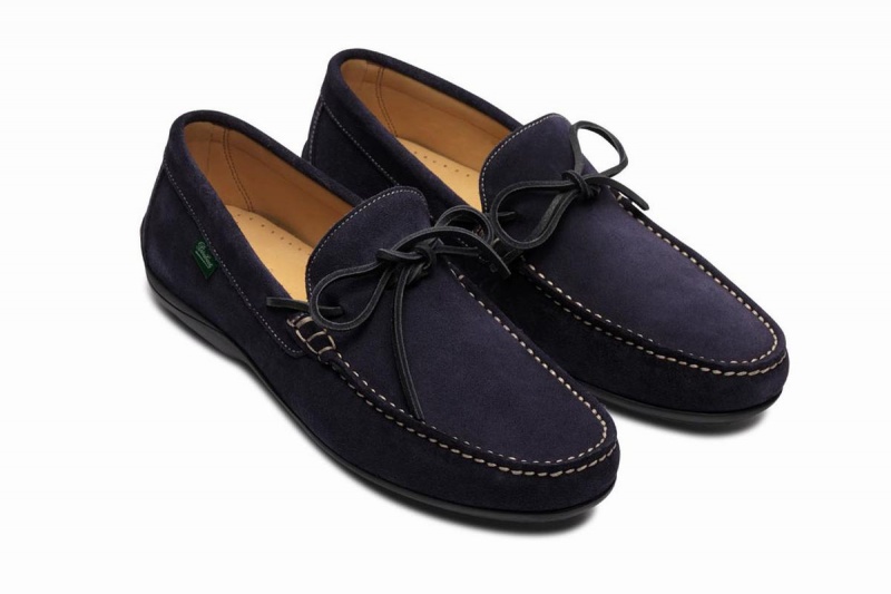 Blue Paraboot Indiana Men's Loafers | KVG9267YX