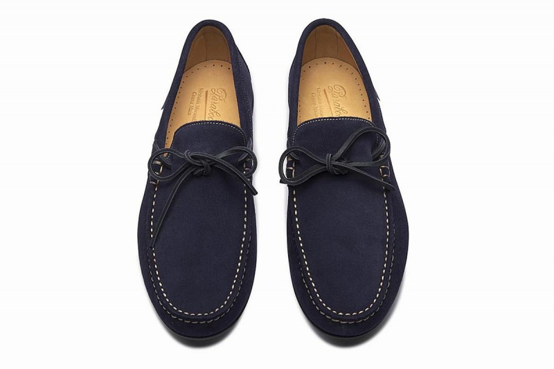 Blue Paraboot Indiana Men's Loafers | KVG9267YX