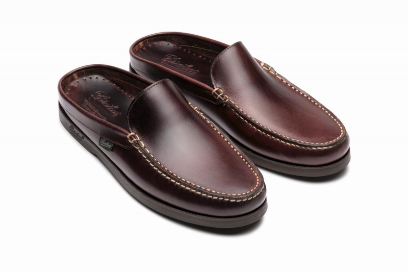 Brown Black Paraboot Bahamas Men's Loafers | QLW5739EQ