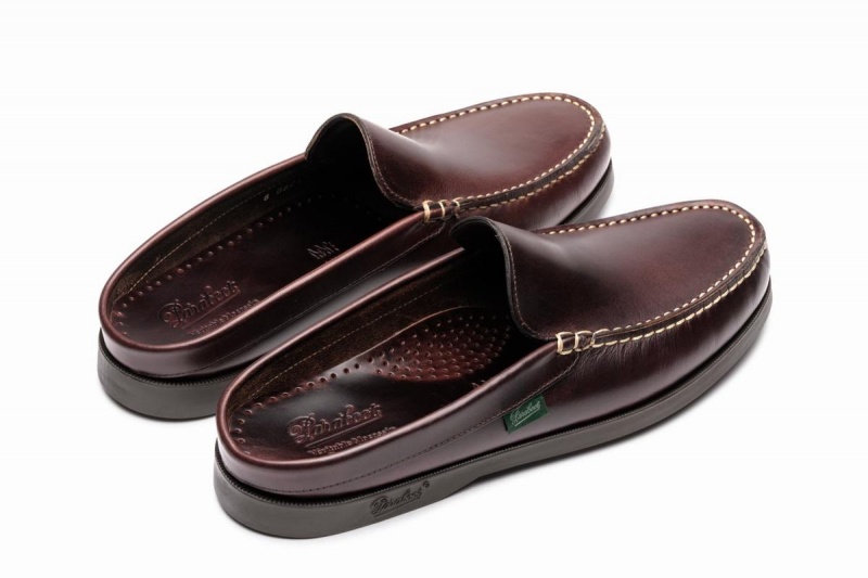 Brown Black Paraboot Bahamas Men's Loafers | QLW5739EQ