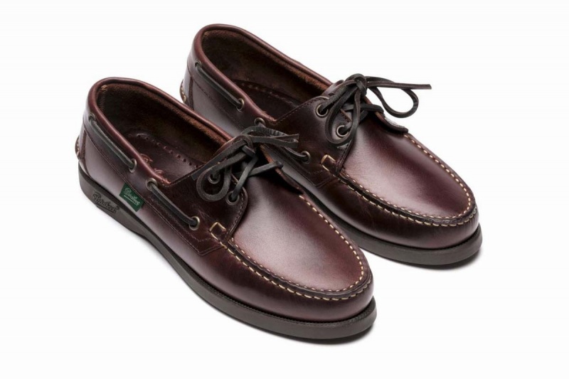 Brown Black Paraboot Barth Women's Boat Shoes | MCR888LT