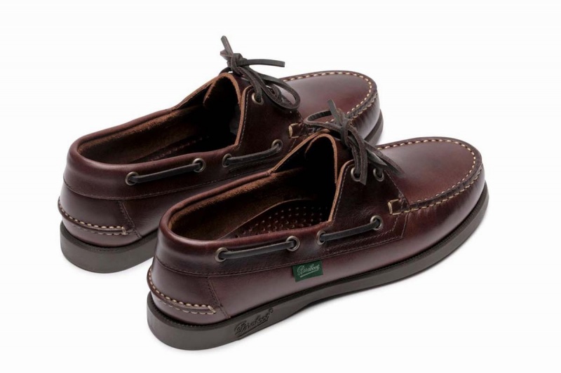 Brown Black Paraboot Barth Women's Boat Shoes | MCR888LT