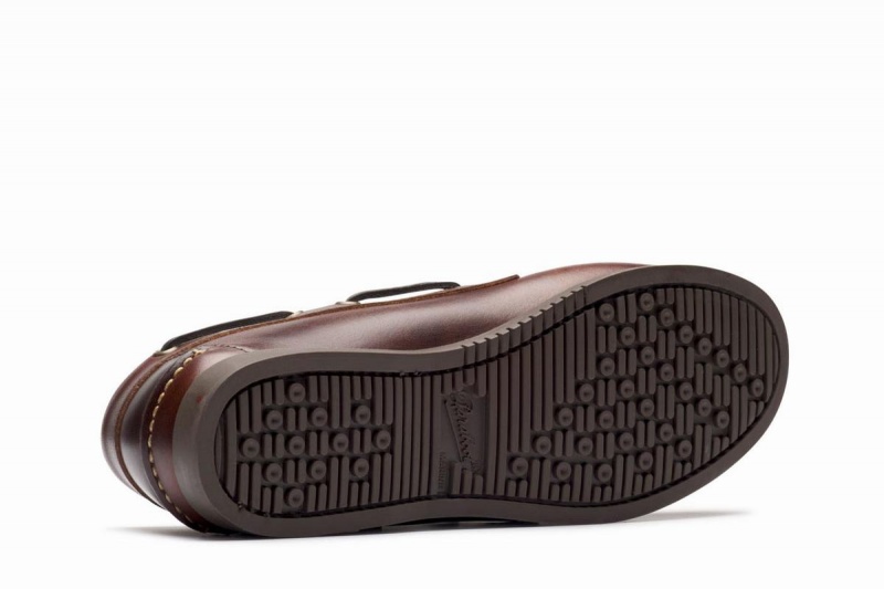 Brown Black Paraboot Barth Women's Boat Shoes | MCR888LT