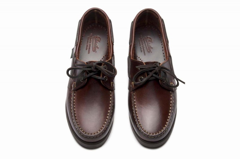 Brown Black Paraboot Barth Women's Boat Shoes | MCR888LT