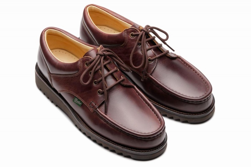 Brown Black Paraboot Thiers Men's Derby Shoes | ILE5815UH