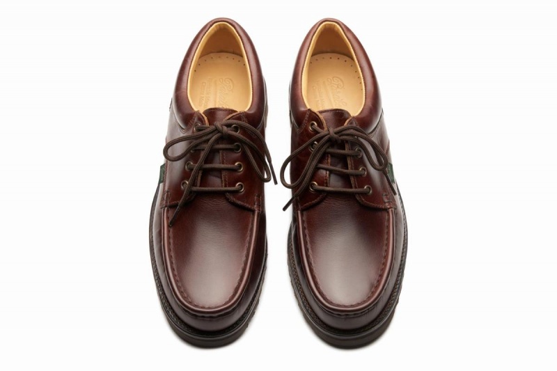 Brown Black Paraboot Thiers Men's Derby Shoes | ILE5815UH