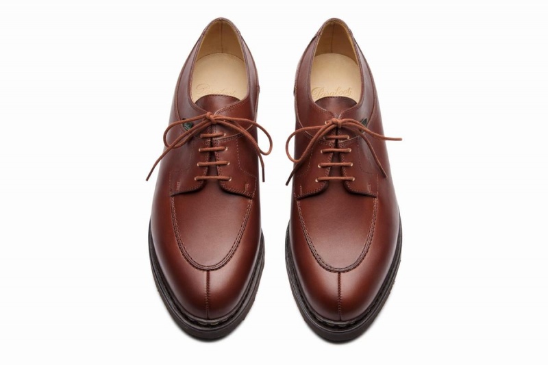 Brown Paraboot Avignon Men's Derby Shoes | CLM420EV