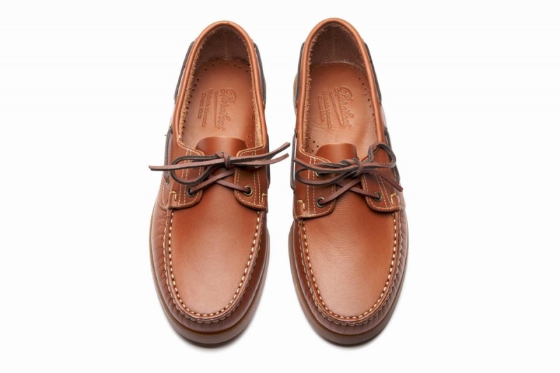 Brown Paraboot Barth Men's Boat Shoes | YRH8215LI