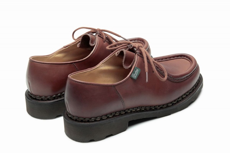 Brown Paraboot Michael Women's Derby Shoes | TUB9021WX