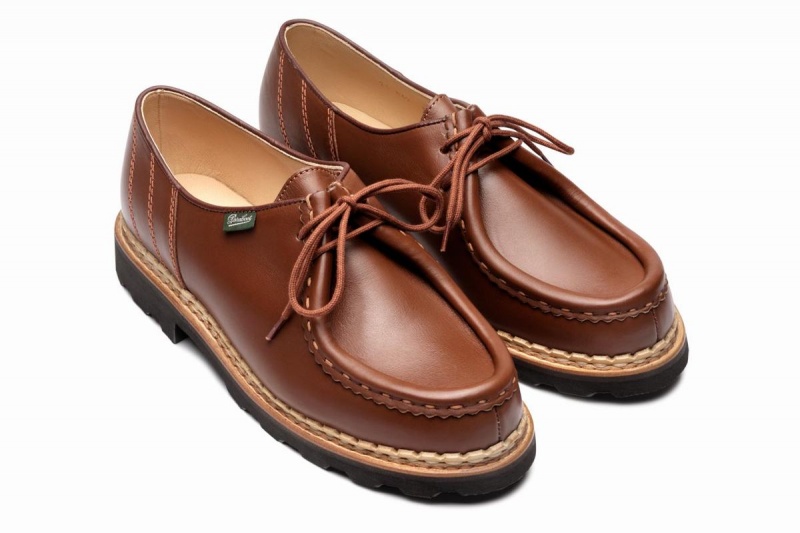 Brown Paraboot Morzine Men's Derby Shoes | VZX7171SN