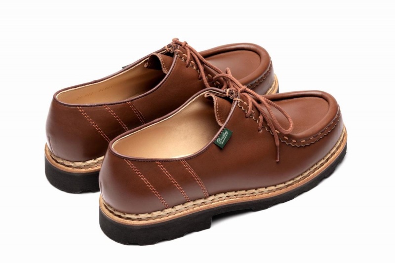 Brown Paraboot Morzine Men's Derby Shoes | VZX7171SN