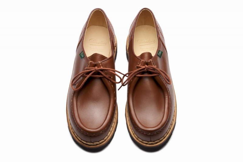 Brown Paraboot Morzine Men's Derby Shoes | VZX7171SN