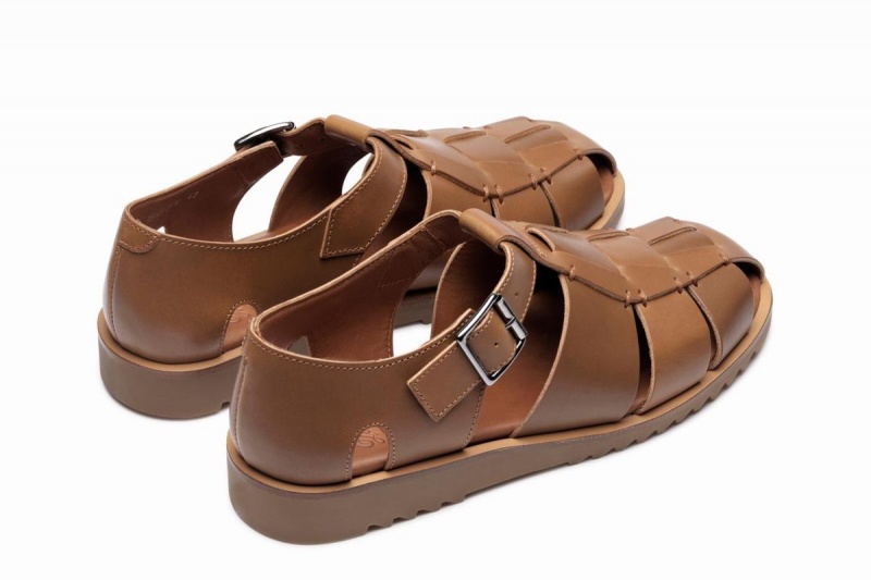 Brown Paraboot Pacific Men's Sandals | LXJ2173WN