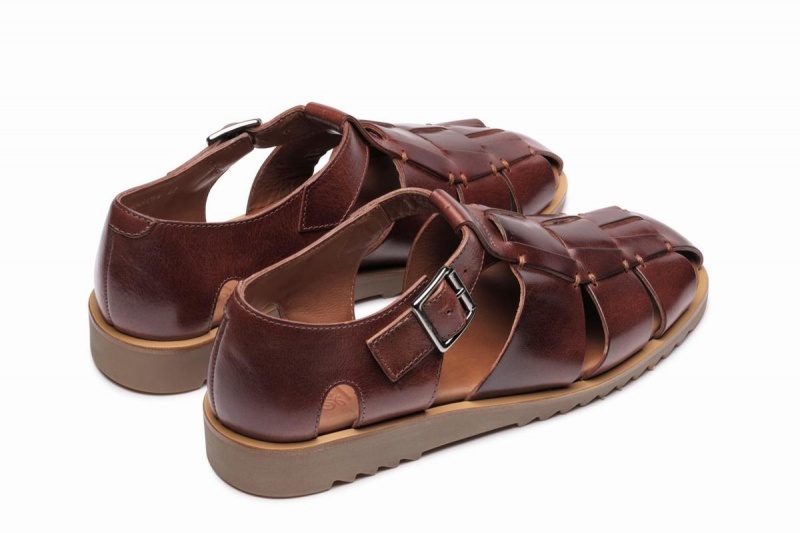 Brown Paraboot Pacific Men's Sandals | ZAX4678MI