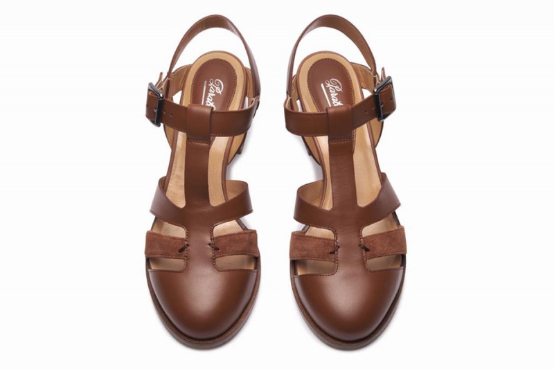 Brown Paraboot Ponza Women's Sandals | BBN1611EC