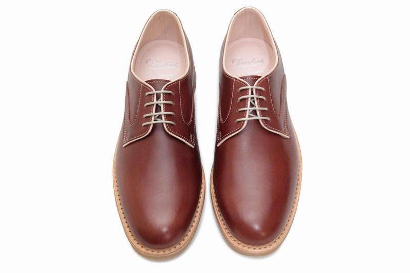 Brown Paraboot Saphir Gy Women's Derby Shoes | LQQ6229FB