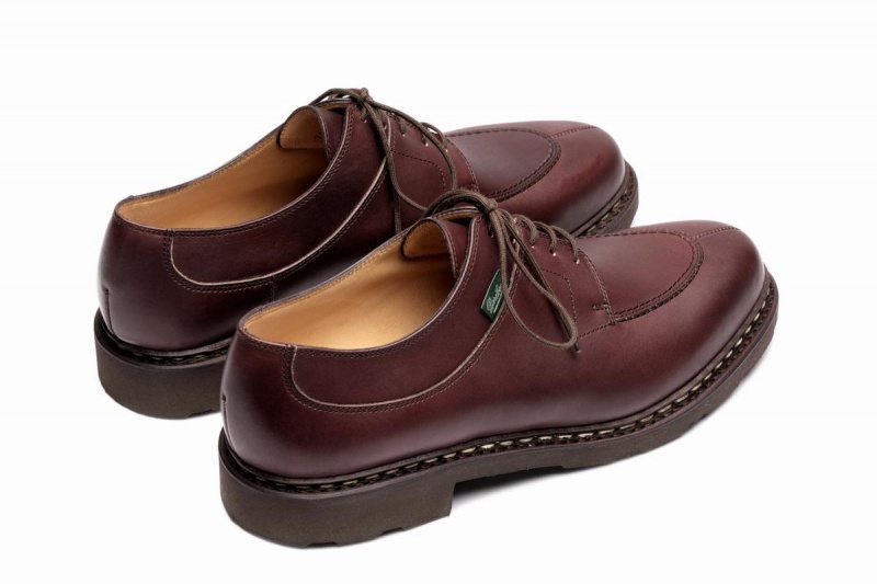 Dark Brown Paraboot Avignon Men's Derby Shoes | RYL283TG