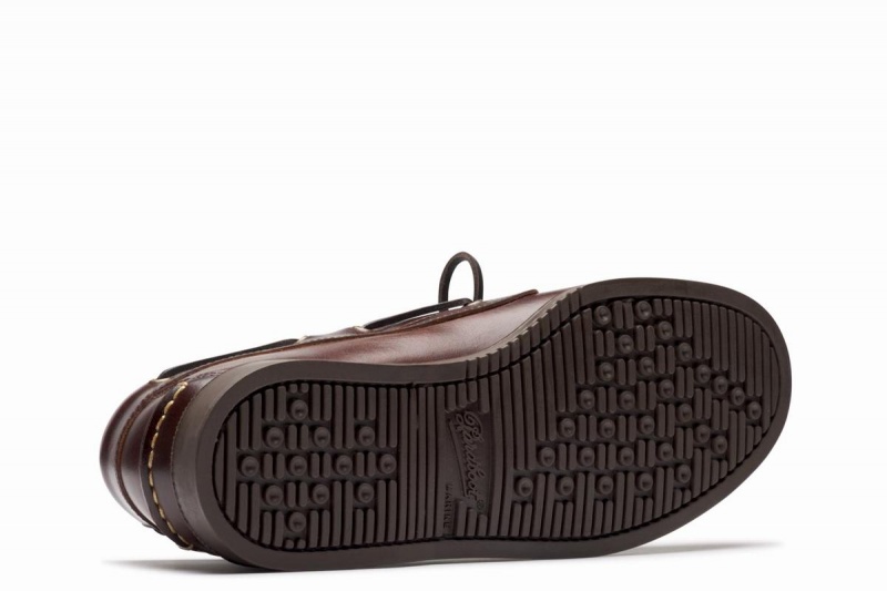 Dark Brown Paraboot Barth Men's Boat Shoes | FZB9520PH