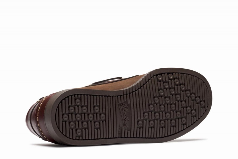 Dark Brown Paraboot Barth Men's Boat Shoes | KUP9063KC