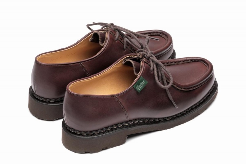 Dark Brown Paraboot Michael Women's Derby Shoes | VSC363VF