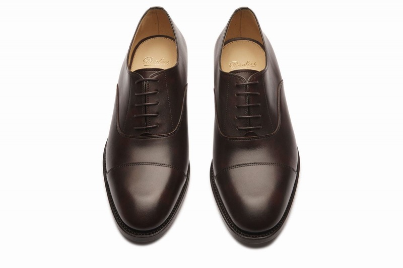 Dark Brown Paraboot Montaigne Gy Men's Oxfords Shoes | PCK5989FB