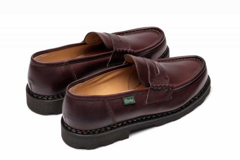 Dark Brown Paraboot Reims Men's Loafers | ACG8222VR