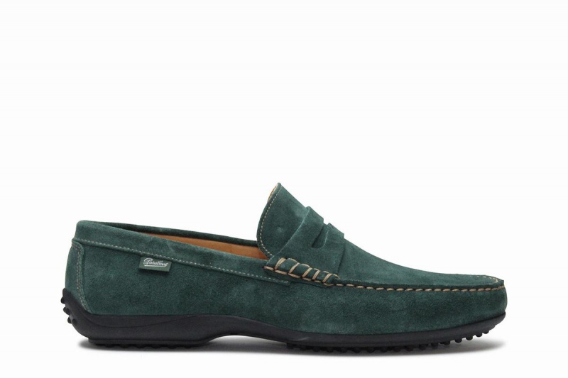 Green Paraboot Cabrio Men\'s Loafers | RSE2510QG