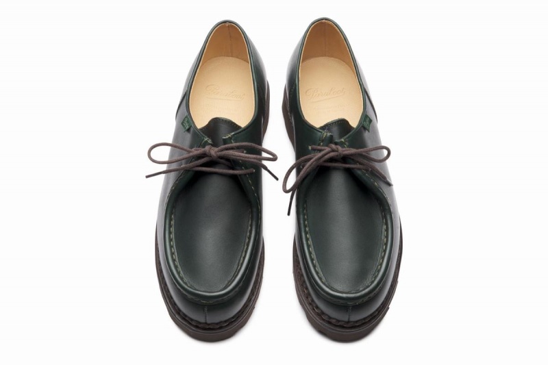 Green Paraboot Michael Men's Derby Shoes | XIQ2270GD