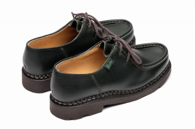 Green Paraboot Michael Women's Derby Shoes | PPT4520RT