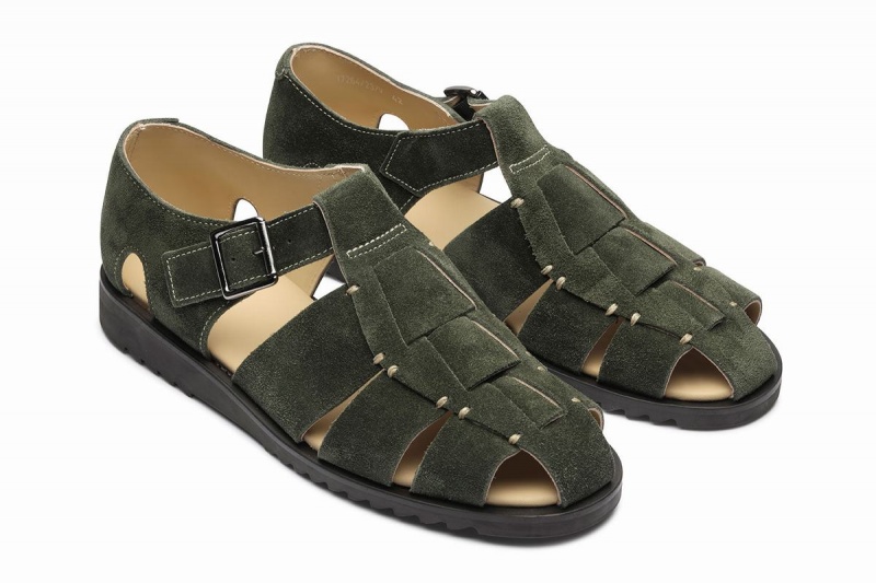 Green Paraboot Pacific Men's Sandals | XBS8056SS