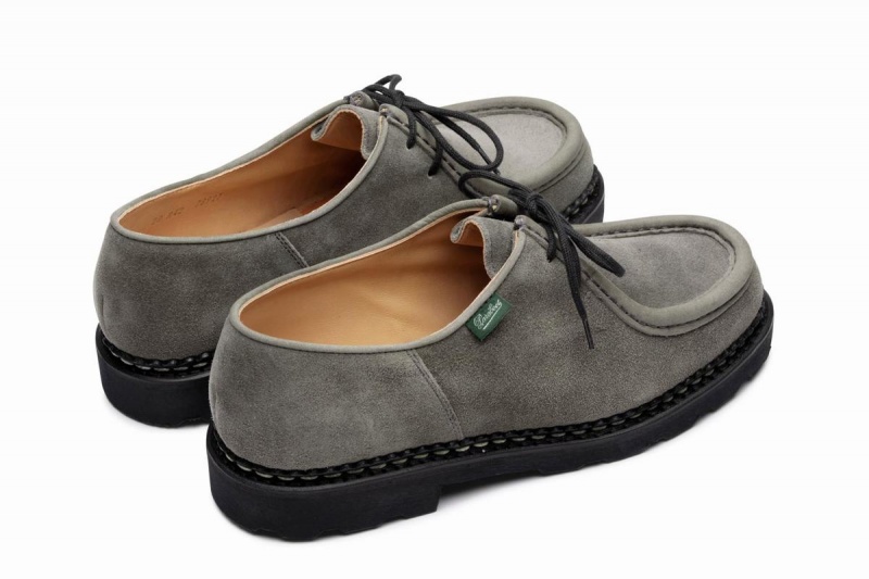 Grey Paraboot Michael Men's Derby Shoes | KMJ8538SC