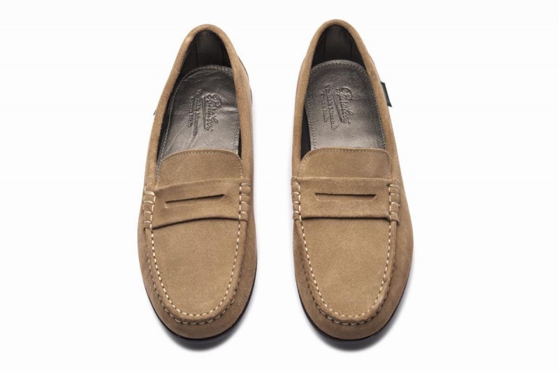 Khaki Paraboot Corvette Women's Loafers | QZS4984VL