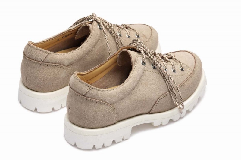 Khaki Paraboot Montana F Nd Women's Derby Shoes | YFF2750RI