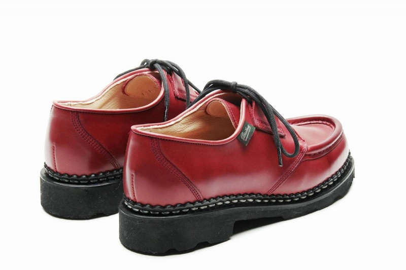 Red Paraboot Beaubourg Women's Derby Shoes | VJN414NU