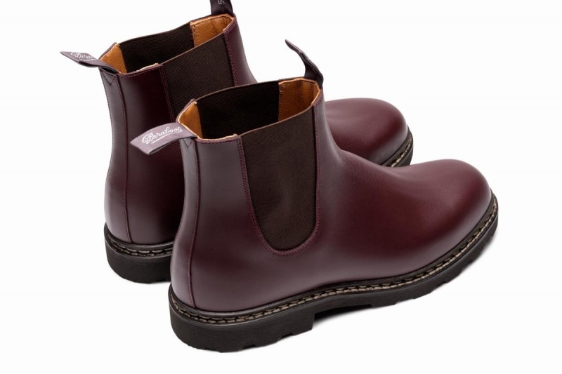 Red Paraboot Elevage Men's Ankle Boots | WIH248MH