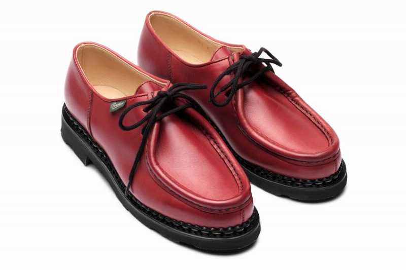 Red Paraboot Michael Women's Derby Shoes | HIF9343OR