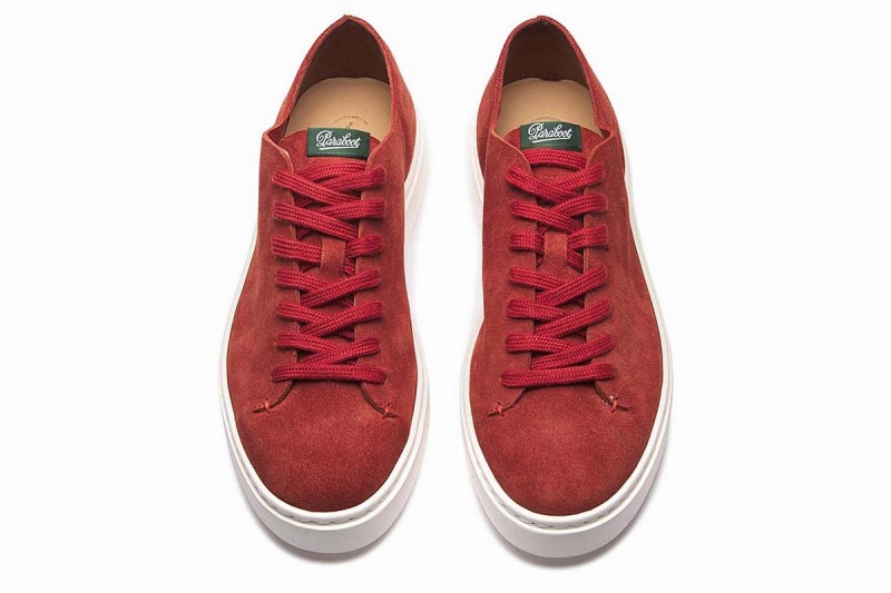 Red Paraboot Nova Men's Sneakers | XYS5555CS