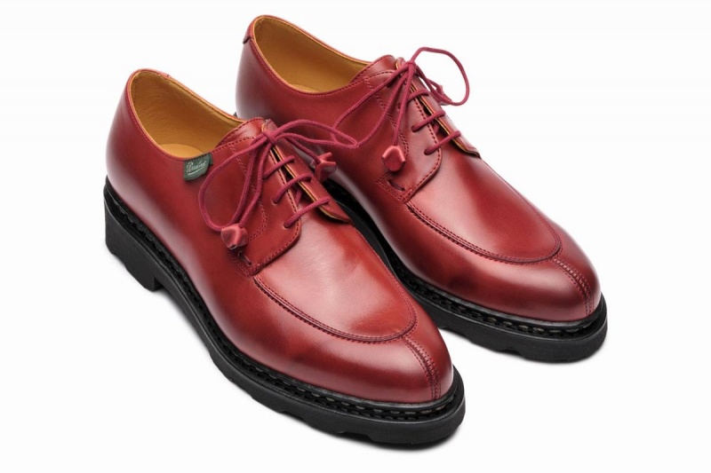 Red Paraboot Veley Women's Derby Shoes | TXN3836GT