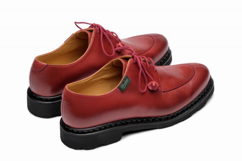 Red Paraboot Veley Women's Derby Shoes | TXN3836GT