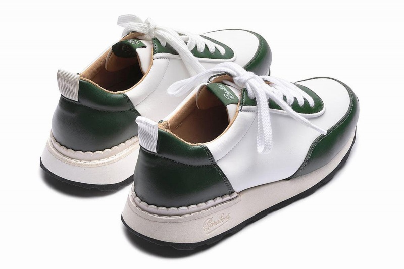 White Green Paraboot Cosmos F Women's Sneakers | LZX4424AR