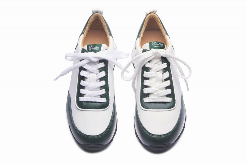 White Green Paraboot Cosmos F Women's Sneakers | LZX4424AR