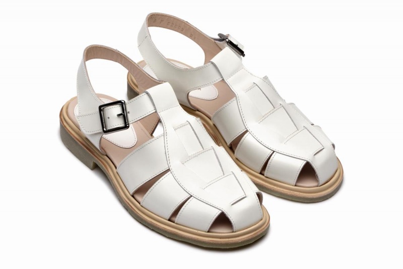 White Paraboot Iberis Women's Sandals | FOM5990ML