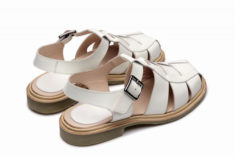 White Paraboot Iberis Women's Sandals | FOM5990ML