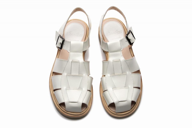 White Paraboot Iberis Women's Sandals | FOM5990ML