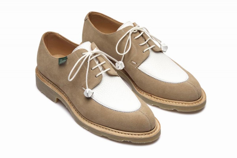 White Paraboot Veley Women's Derby Shoes | HYQ759XL